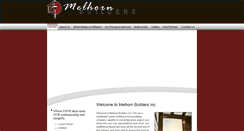 Desktop Screenshot of melhornbuilders.com